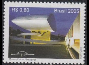 Brasilien Mi.Nr. 3403 Oscar-Niemeyer-Museum (0,80)