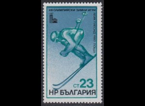 Bulgarien Mi.Nr. 2826 Olymp. Winterspiele Lake Placid 1980, Abfahrtslauf (23)
