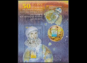 Bulgarien Mi.Nr. Block 339 50Jahre bemannte Weltraumfahrt
