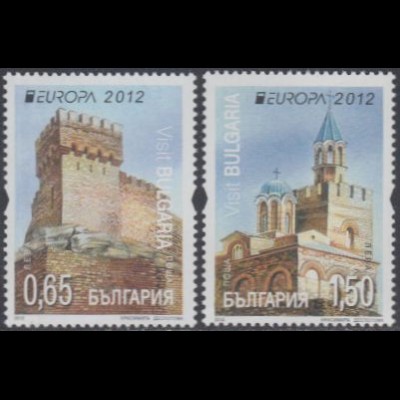 Bulgarien Mi.Nr. 5032-33AS Europa 12 Besuche (2 Werte)