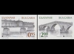 Bulgarien MiNr. 5362-63 Europa 18, Brücken (2 Werte)