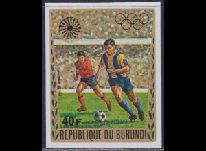 Burundi Mi.Nr. 866B Olympia 1972 München, Fußball, ungezähnt (40)