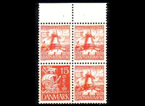 Dänemark Mi.Nr. H-Blatt 12 Freim.Wellenl. / Windmühle (mit 1x202III 3x 236)