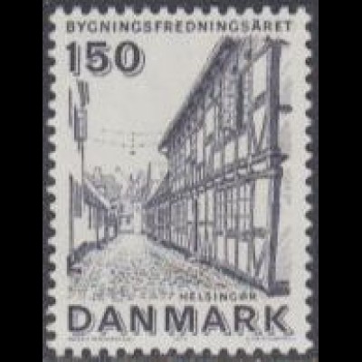 Dänemark Mi.Nr. 594 Europ.Denkmalschutzjahr, Anna-Queen-Straße, Helsingor (150)