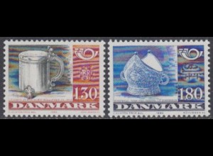 Dänemark Mi.Nr. 708-09 NORDEN, Handwerkskunst (2 Werte)