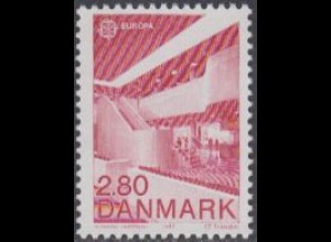 Dänemark Mi.Nr. 895 Europa 87, Moderne Architektur, Bibliothek (2.80)