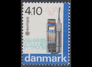 Dänemark Mi.Nr. 922 Europa 88, Transport-+ Kommunikationsmittel, Telefon (4.10)