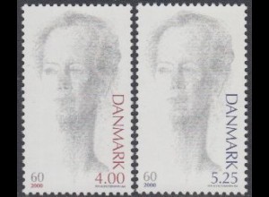 Dänemark Mi.Nr. 1238-39 60.Geb. Königin Margrethe II (2 Werte)