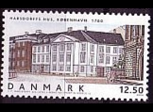 Dänemark Mi.Nr. 1364 Wohngeb. (III): Harsdorff-Haus, Kopenhagen (1780) (12,50)