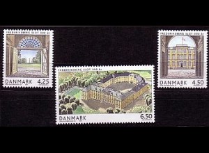 Dänemark Mi.Nr. 1371-1373 300 Jahre Schloß Frederiksberg (3 Werte)