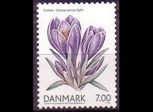 Dänemark Mi.Nr. 1425 Frühlingsblumen, Krokus (7,00)