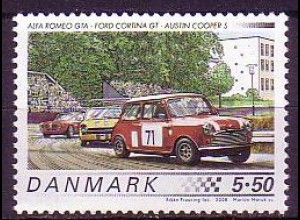 Dänemark Mi.Nr. 1434 Rennwagen, Austin Cooper S (5,50)