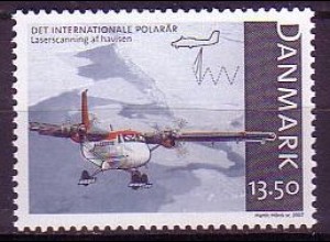 Dänemark Mi.Nr. 1460 Int. Polarjahr, Vermessungsflugzeug (13,50)