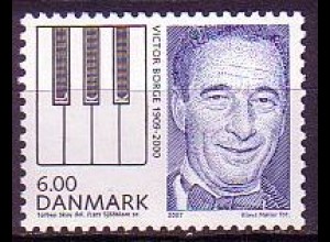 Dänemark Mi.Nr. 1478 Persönlichkeiten, V. Borge, Pianist + Komödiant (6,00)
