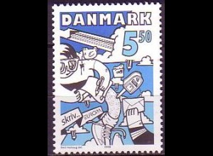 Dänemark Mi.Nr. 1501 Europa 2008, Der Brief, u.a. Briefkasten (5,50)