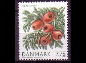 Dänemark Mi.Nr. 1513 Weihnachten, Gemeine Eibe (7,75)