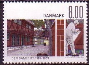 Dänemark Mi.Nr. 1519 Freilichtmuseum "Den Gamle By", Maler (8,00)