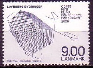 Dänemark Mi.Nr. 1522 Klimakonferenz der UNO Kopenhagen, Energiesparhäuser (9,00)