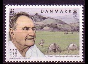 Dänemark Mi.Nr. 1523 Weltweiter Naturschutz WWF-Präsident Prinz Henrik (5,50+50)