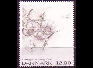 Dänemark Mi.Nr. 1543 Kunst, Zeichnung Knoblauch von K.B. Lund (12,00)