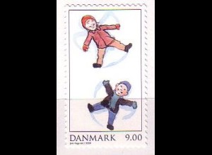 Dänemark Mi.Nr. 1551 Spiele im Schnee, Schnee-Engel, skl. (9,00)