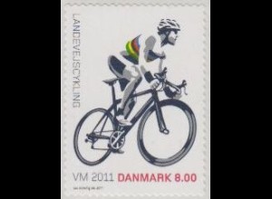 Dänemark Mi.Nr. 1661 Straßen-Rad-WM Kopenhagen, Rennfahrer, skl. (8.00)