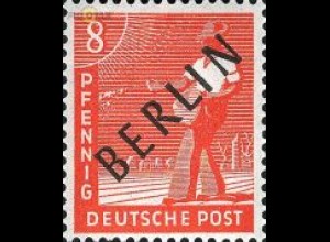 Berlin Mi.Nr. 3 Schwarzaufdruck (8)