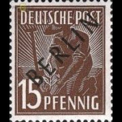 Berlin Mi.Nr. 6 Schwarzaufdruck (15)