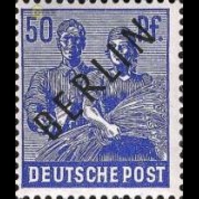 Berlin Mi.Nr. 13 Schwarzaufdruck (50)