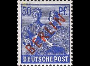 Berlin Mi.Nr. 30 Rotaufdruck (50)
