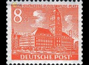 Berlin Mi.Nr. 46 Berl. Bauten Schöneberger Rathaus (8)