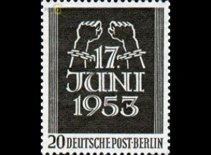 Berlin Mi.Nr. 110 17. Juni 1953, Hände in Ketten (20)