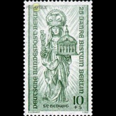 Berlin Mi.Nr. 133 25 J. Bistum Berlin, Hl. Hedwig (10+5)