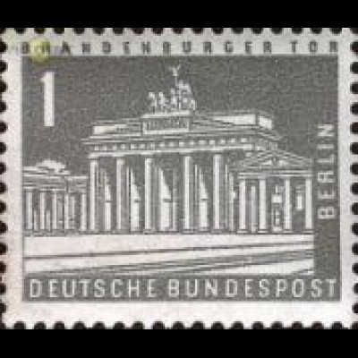 Berlin Mi.Nr. 140w Berl.Stadtbilder Brandenburger Tor, gew. Papier (1)