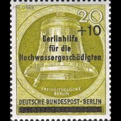 Berlin Mi.Nr. 155 Hochwassergeschädigte (20+10)