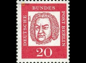 Berlin Mi.Nr. 204 Berühmte Deutsche, Joh.Seb. Bach (20)