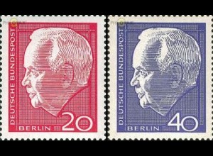 Berlin Mi.Nr. 234-235 Lübke (2 Werte)