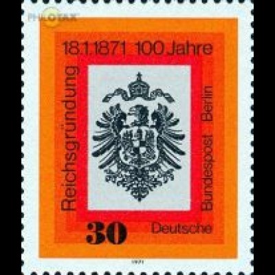 Berlin Mi.Nr. 385 100. Jahrestag Reichsgründung, Reichsadler (30)