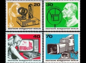 Berlin Mi.Nr. 455-458 50 Jahre Deutscher Rundfunk, Marken aus Block (4 Werte)