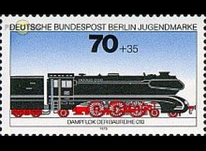 Berlin Mi.Nr. 491 Jugend 75 Lokomotiven, Dampflock Baureihe 010 (70+35)