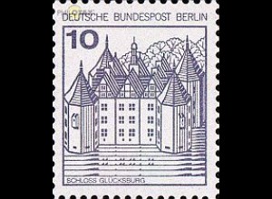 Berlin Mi.Nr. 532AII Burgen u.Schl.Schloss Glücksburg gez. Ldr. (10)