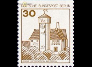 Berlin Mi.Nr. 534C Burgen u.Schl. Burg Ludwigstein oben geschn. (30)