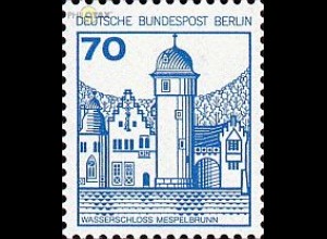 Berlin Mi.Nr. 538AI Burgen u.Schl. Schloss Mespelbrunn gez. (70)