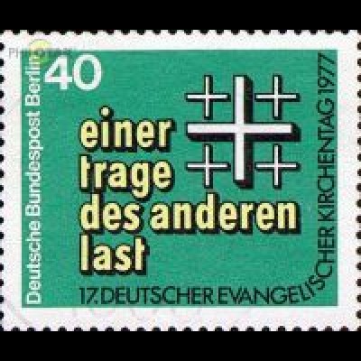 Berlin Mi.Nr. 548 Ev. Kirchentag 77 (40)