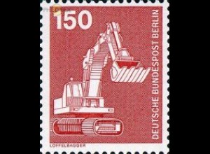 Berlin Mi.Nr. 584 Industrie und Technik, Löffelbagger (150)