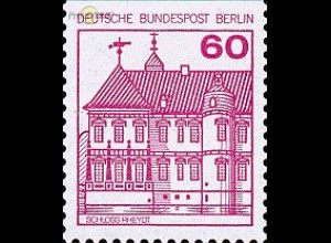 Berlin Mi.Nr. 611C Burgen u.Schl., Schloss Rheydt, oben geschn. (60)