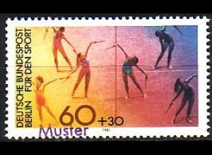Berlin Mi.Nr. 645 F.d. Sport Gruppengymnastik (60+30)