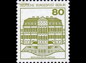 Berlin Mi.Nr. 674A Burgen u.Schl., Schloss Wilhelmsthal, gez. (80)