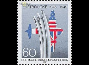 Berlin Mi.Nr. 842 Luftbrücke, Rosinenbomber, Flaggen (60)