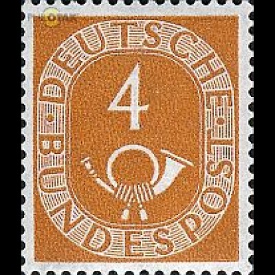 D,Bund Mi.Nr. 124 Posthorn (4)